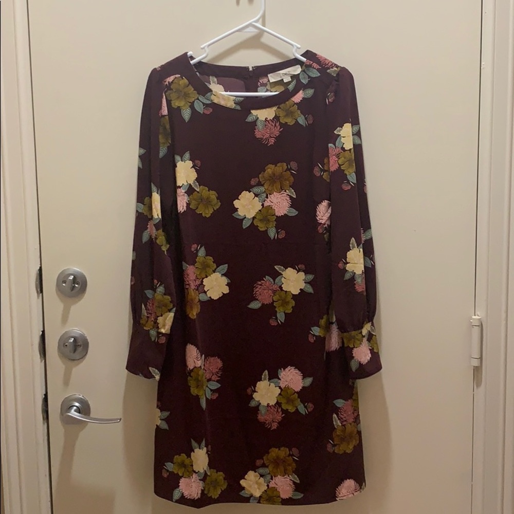 Loft long sleeve dress
